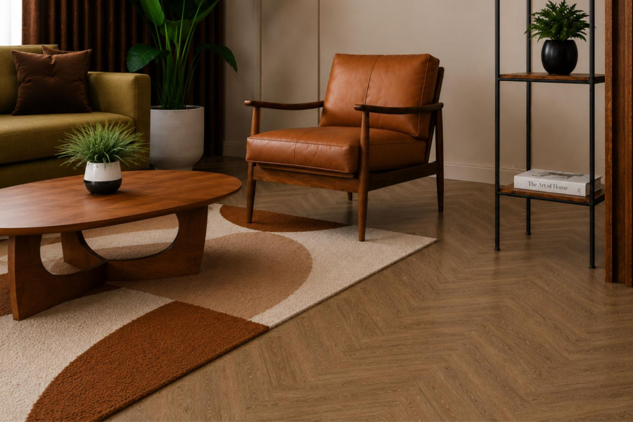 Amaron HB Dryback LVT põrand tamm Georgetown
