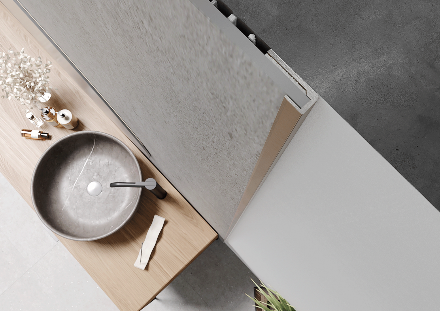 Modee WALL END Titanium A3 seinakatte lõpetusprofiil