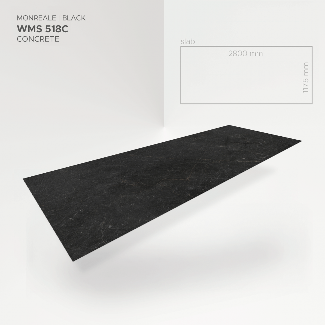 Seinapaneel Modee Monreale Black WMS518C