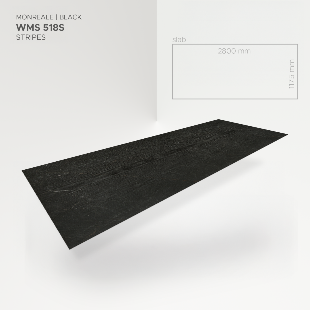 Seinapaneel Modee Monreale Black WMS518S